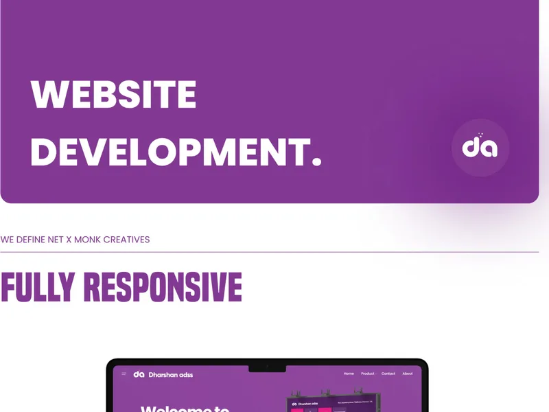 Dharshan Adss – Website Development — We Define Net