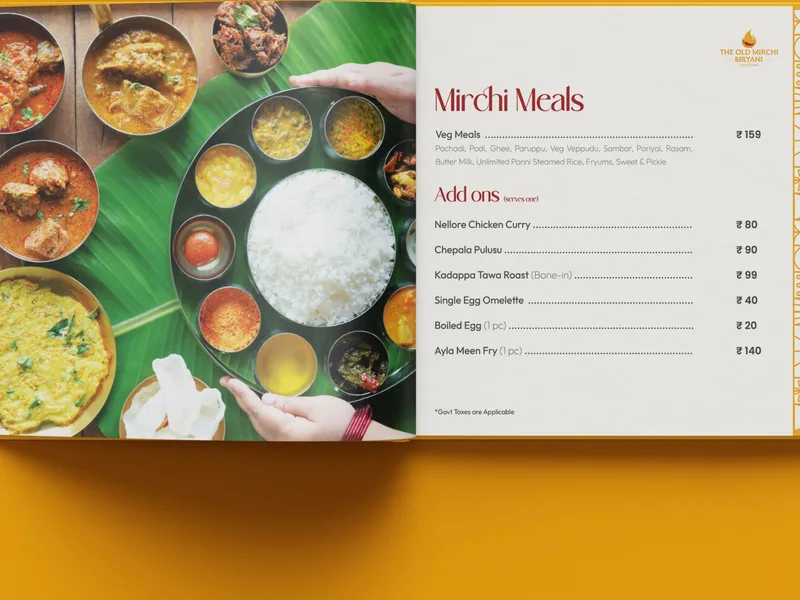 Old Mirchi Biryani — We Define Net