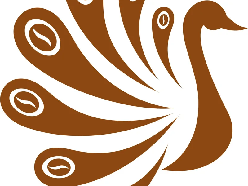 Peacock Cafe Logo — We Define Net